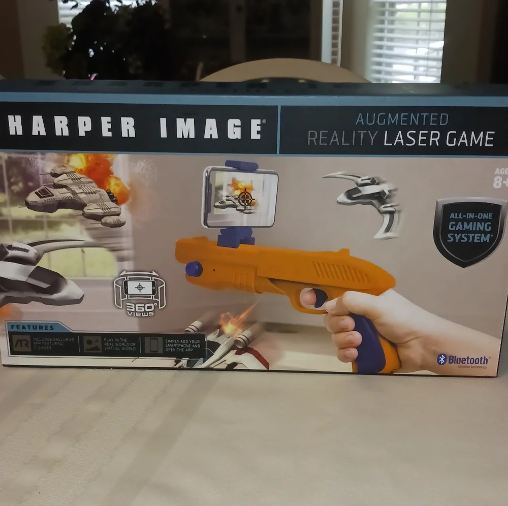 Sharper Image NWT Augmented Reality Laser Game - Orange